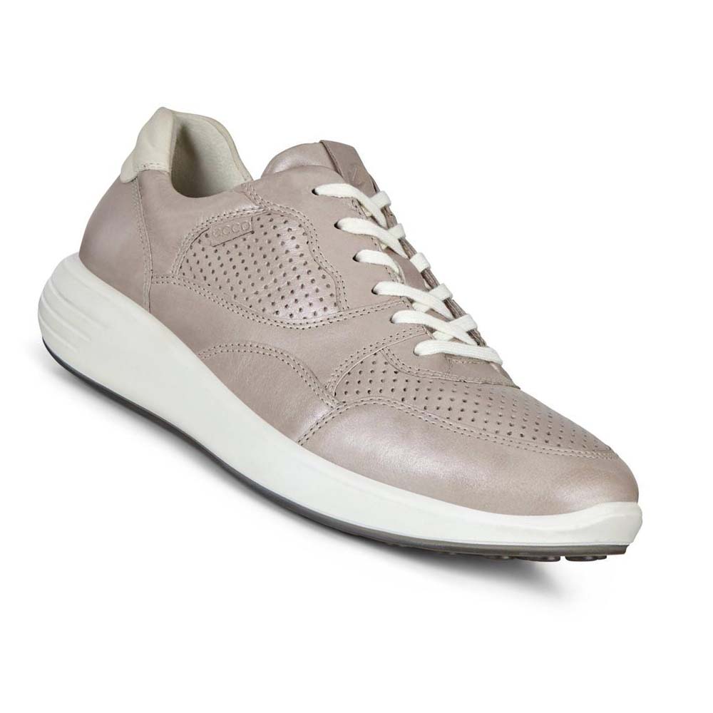 Ecco Soft 7 Runner Joggesko Dame Grå Rosa | NO 241YXF